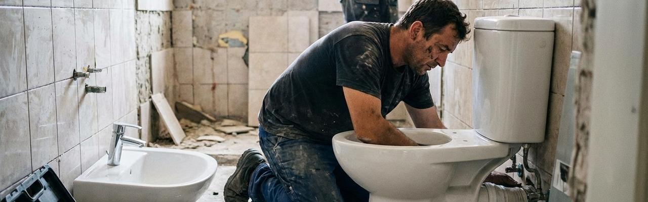 Instalación de sanitarios y grifería en atarfe