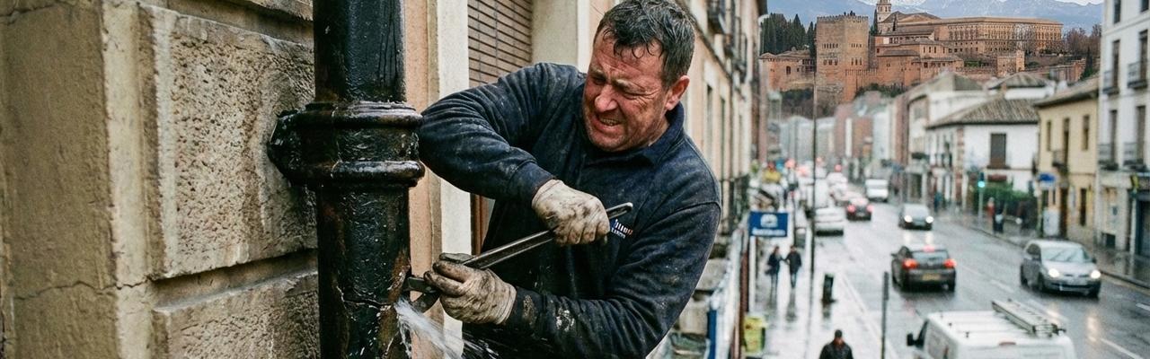 Reparación urgente de bajantes en atarfe